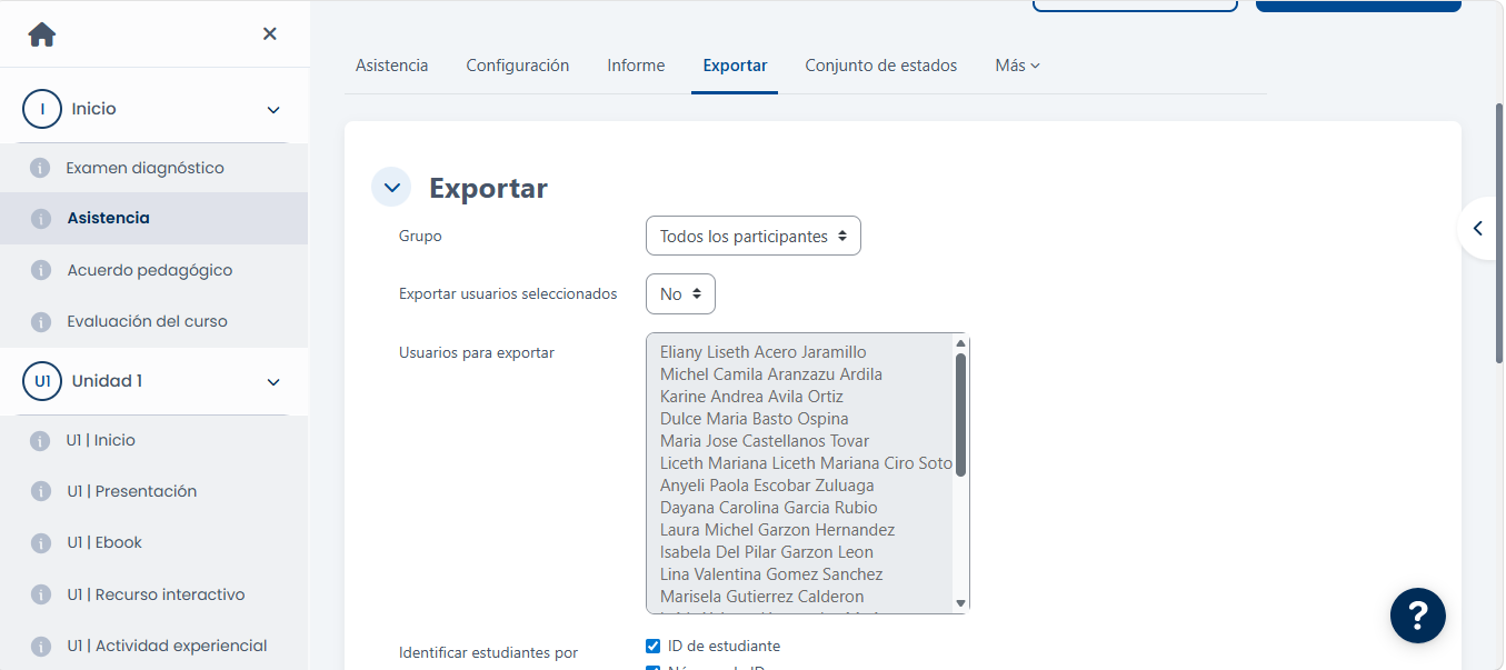 Paso 3: Selección de Usuarios